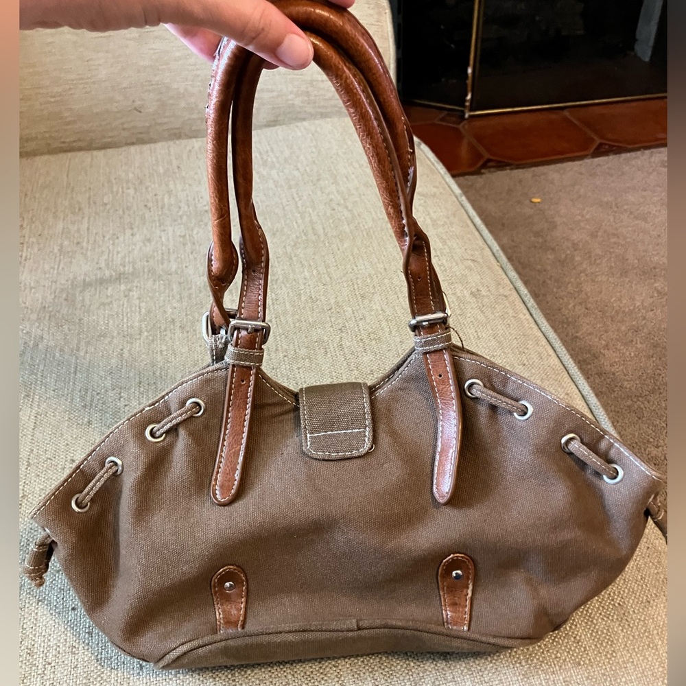 Brown boho buckle bag - Picture 3 of 4